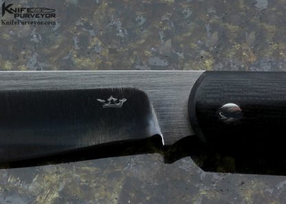 Jurgen Schanz Custom Knife Red Lightning Strike Carbon Fiber and G-10 Slip Joint - Image 3