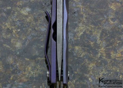 Juergen Schanz Titanium Laminate Custom Knife w/ Stonwashed Niolox Blade - Image 6