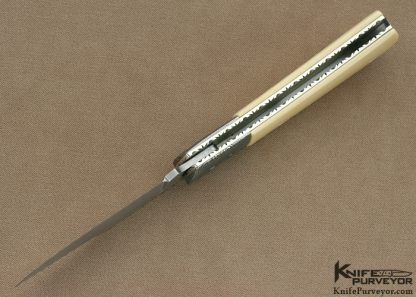 Kyle Royer Custom Knife "First Folder" Sole Authorship Damascus Slip Joint - Image 5