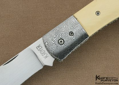 Kyle Royer Custom Knife "First Folder" Sole Authorship Damascus Slip Joint - Image 2
