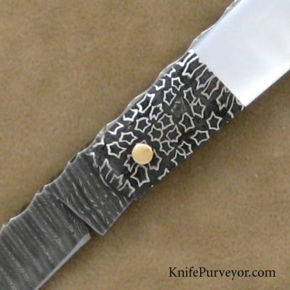 Kaj Embretsen Custom Knife Mother of Pearl Fruit Knife - Image 2