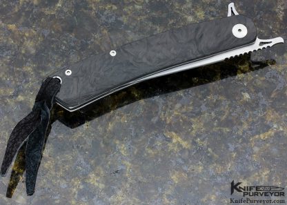 Kansei Matsuno Custom Knife Model FL07 Friction Folder Flipper - Image 3