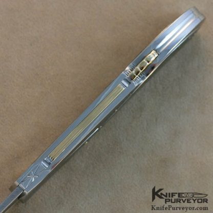 Ken Steigerwalt Custom Knife Blacklip Fluted Lockback - Image 4