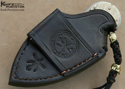 Oleksander Orebchuk Bogdanovich Custom Knives Oleksander Orebchuk Bogdanovich Custom Knives "Darkwater Steel ®"  #02 Piranha II Spear Point Fixed Blade - Image 6