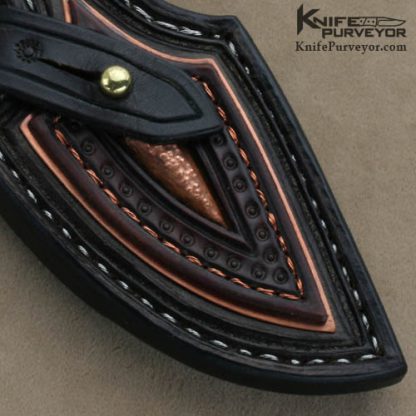 Oleksander Orebchuk Bogdanovich Custom Knives Sole Authorship Damascus #02 Piranha I Skinner Blade Fixed Blade - Image 7