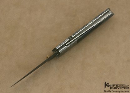 Kelly Carlson Custom Knife Damascus Linerlock - Image 5