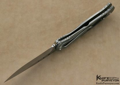 Ken Steigerwalt & Matthew Lerch Collaboration Custom  Knife S30V, Textured Micarta Titanium Interframe Assisted Opening FrameLock 12/04/2012 - Image 6