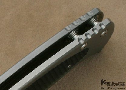 Ken Steigerwalt & Matthew Lerch Collaboration Custom  Knife S30V, Textured Micarta Titanium Interframe Assisted Opening FrameLock 12/04/2012 - Image 5