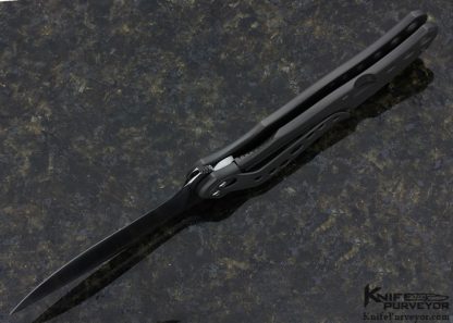 Ken Onion Custom Knife Bead Blasted Titanium & Red Carbon Fiber Assisted Opening Boa Frame Lock - Image 5