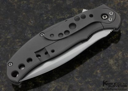 Ken Onion Custom Knife Bead Blasted Titanium & Red Carbon Fiber Assisted Opening Boa Frame Lock - Image 3