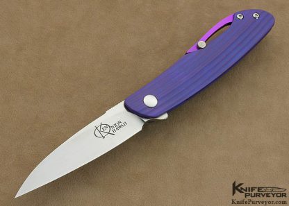 Ken Onion Custom Knife IKBS Flipper Framelock "Swagger" USN Gathering 2011