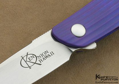 Ken Onion Custom Knife IKBS Flipper Framelock "Swagger" USN Gathering 2011 - Image 2