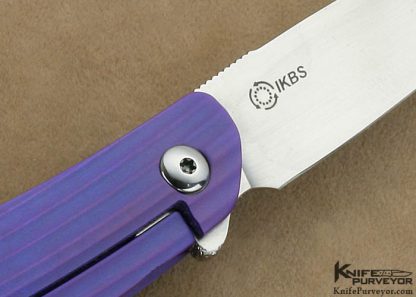 Ken Onion Custom Knife IKBS Flipper Framelock "Swagger" USN Gathering 2011 - Image 4