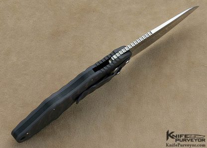 Ken Onion Custom Knife Anodized and Textured Titanium "Wrinkle" IKBS Flipper - Image 5