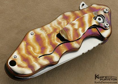 Ken Onion Custom Knife Mini Wrinkled Wrinkle - Image 3