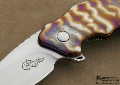 Ken Onion Custom Knife Mini Wrinkled Wrinkle - Image 2