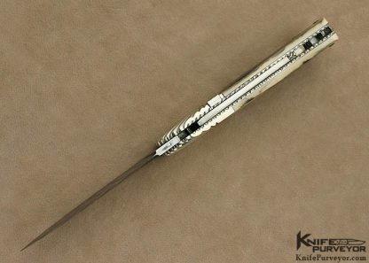 Ken Steigerwalt Custom Knife Damascus Tab Release - Image 5