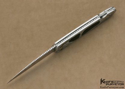 Joe Kious Custom Knife Brian Hochstrat Engraved Double Interframe Lockback - Image 7
