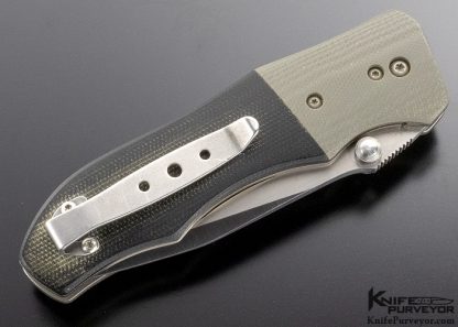 Kirby Lambert Custom Knife G10 Inferno Linerlock - Image 5
