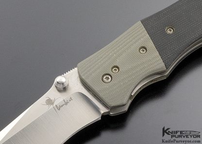 Kirby Lambert Custom Knife G10 Inferno Linerlock - Image 2