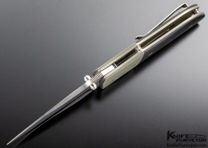 Kirby Lambert Custom Knife G10 Inferno Linerlock - Image 6