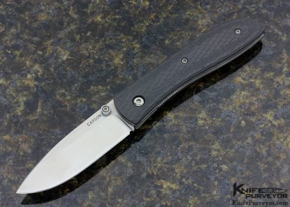 Kit Carson Custom Knife Model 4 Carbon Fiber Linerlock