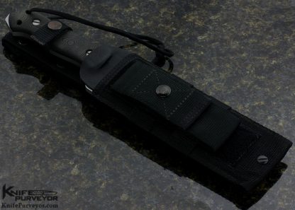 Kit Carson Custom Knife U2 Green Micarta Tanto Blade - Image 5