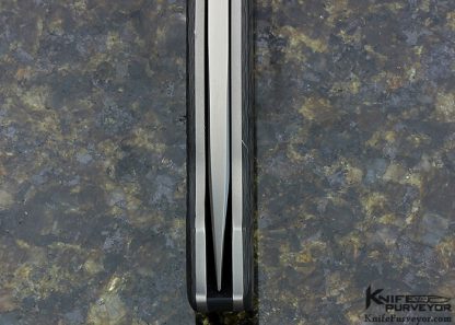 Kit Carson Custom Knife Carbon Fiber Model 16-XL Linerlock - Image 6
