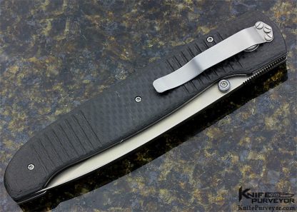 Kit Carson Custom Knife Carbon Fiber Model 16-XL Linerlock - Image 3