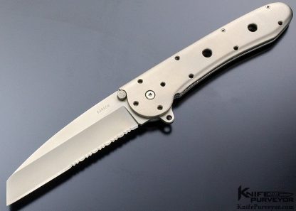 Kit Carson Custom Knife Extended F-4 Tanto with Serations