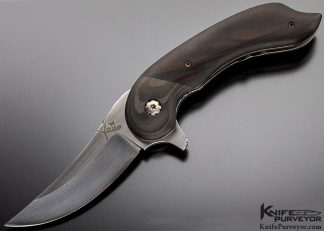 Knappo Knives Custom Knife Pelias Flipper 9471 Open