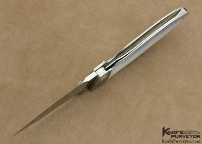 Koji Hara Custom Knife Mother of Pearl Airstep Linerlock - Image 6