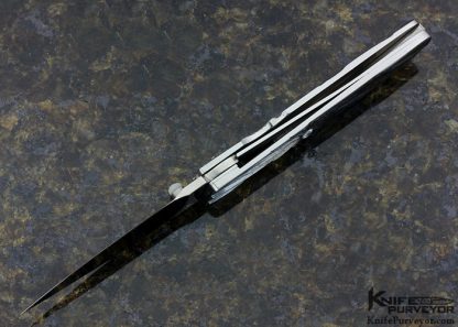 Koji Hara Custom Knife One of a Kind Carved Liner Lock - Image 5