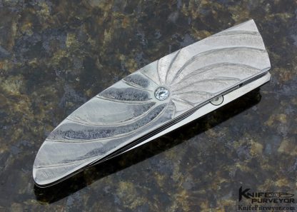 Koji Hara Custom Knife One of a Kind Carved Liner Lock - Image 3