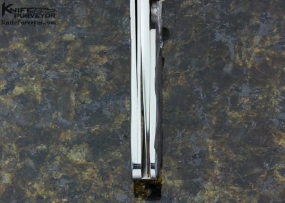 Koji Hara Custom Knife One of a Kind Carved Liner Lock - Image 6