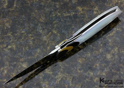 Koji Hara Custom Knife Multi Pearl Linerlock - Image 5