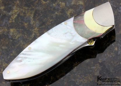 Koji Hara Custom Knife Multi Pearl Linerlock - Image 3