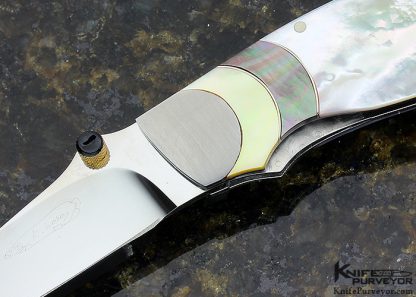 Koji Hara Custom Knife Multi Pearl Linerlock - Image 2