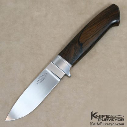Dietmar Kressler Custom Knife Hidden Tang Walnut Drop Point Hunter #1