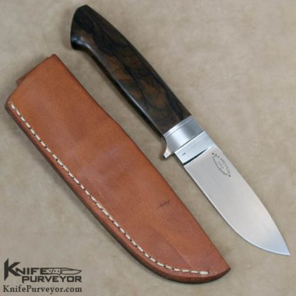 Dietmar Kressler Custom Knife Hidden Tang Walnut Drop Point Hunter #1 - Image 4