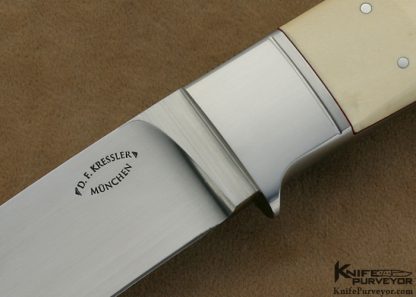 Dietmar Kressler Custom Knife  Drop Point Hunter - Image 2