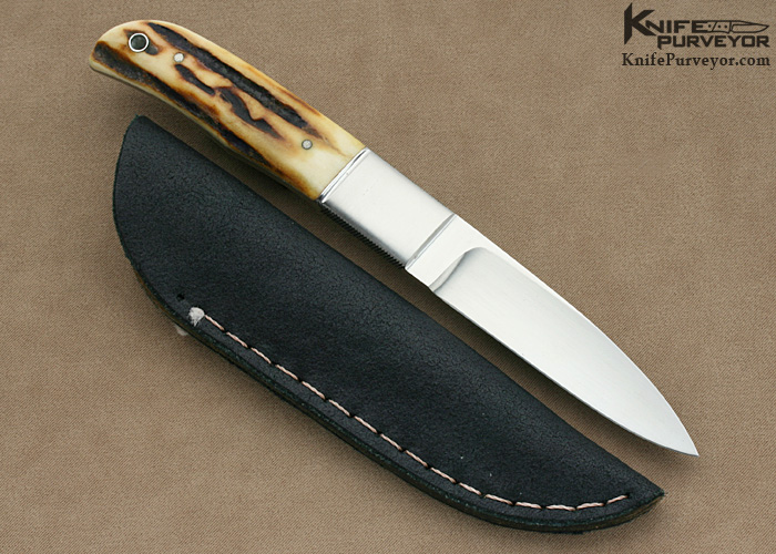 Loveless, Kressler Collaboration Custom Knife Stag Stiffhorn - Image 3