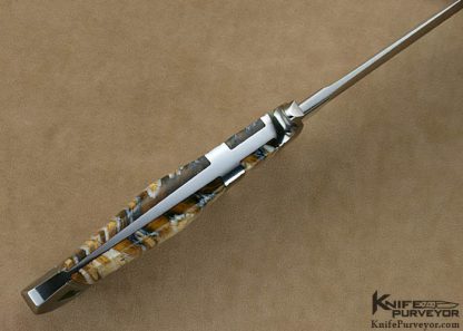 Dietmar Kressler Custom Knife Mammoth Tooth Integral Big Bear Subhilt Fighter - Image 3