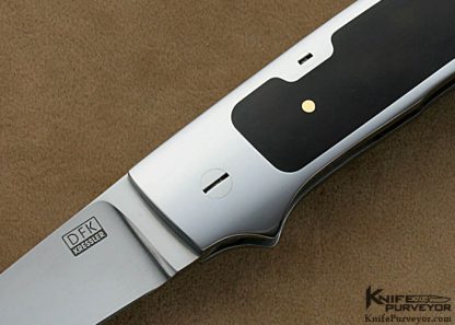 Dietmar Kressler Custom Knife Exotic Material Tail Lock - Image 2