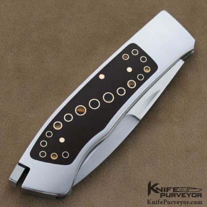 Ron Lake Custom Knife 2009 AKI Large Orion Chute Blade Tail Lock - Image 4