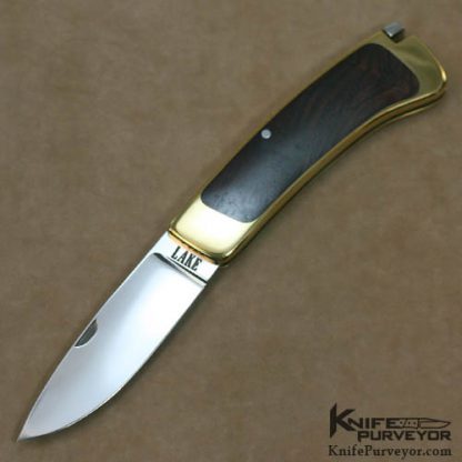 Ron Lake Custom Knives First Saddle Hunter Tail Lock