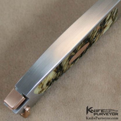 Ron Lake Custom Knife One of a Kind Tail Lock Knife - Image 5
