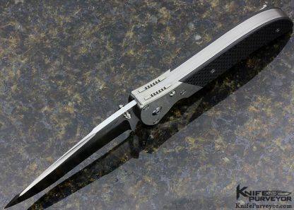 Larry Chew Custom Knife Large Spitfire Covert D/A Automatic Linerlock - Image 4