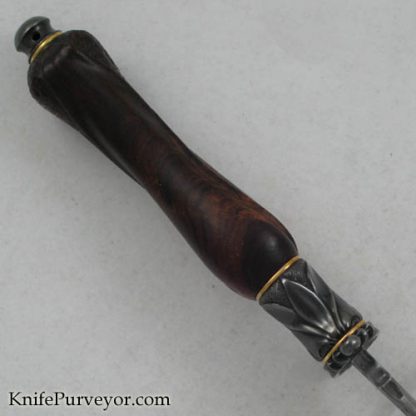Larry Fuegan Custom Knife Fully Carved Take Down Dagger - Image 5