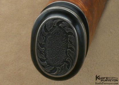 Larry Fuegen Custom Knife Sole Authorship Engraved Forged Hunter - Image 7